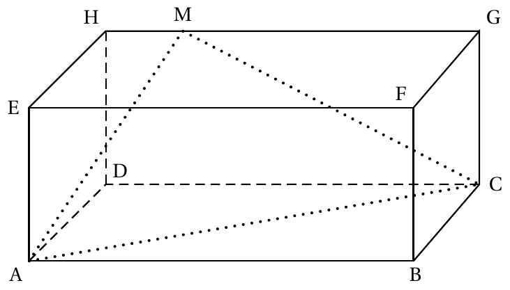 Figure de l'énoncé (Exercice 4) : figure de géométrie.
