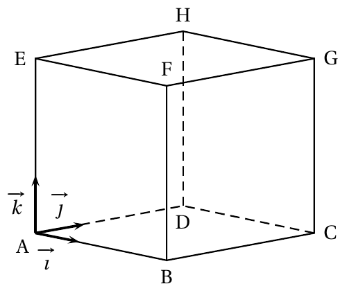 Figure de l'énoncé (Exercice 3) : figure de géométrie.