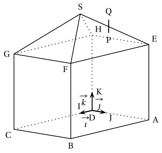 Figure de l'énoncé (Exercice 3) : figure de géométrie.