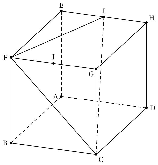 Figure de l'énoncé (Exercice 4) : figure de géométrie.