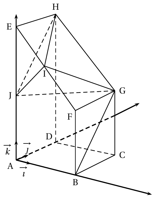 Figure de l'énoncé (Exercice 3) : figure de géométrie.